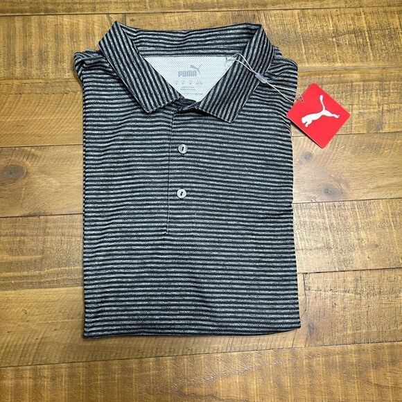 Puma Men’s Golf Performance Stripe Polo - Picture 1 of 12